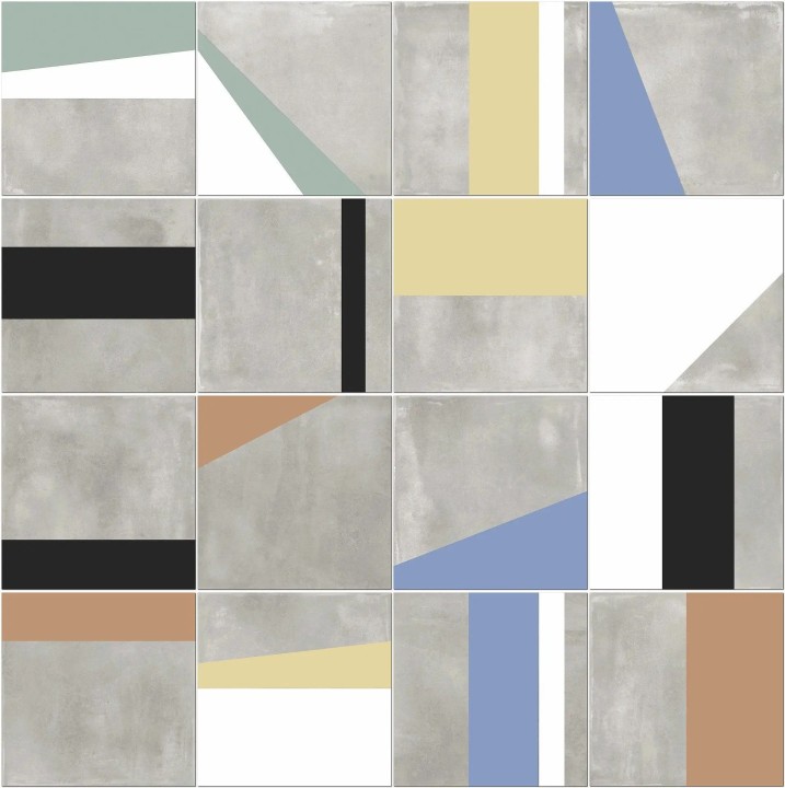 Матовый ABK Play Edge MIX Multicolor 20x20 — фото 2
