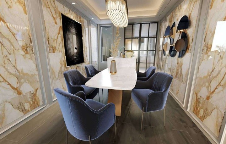 Полированный Absolut Gres Керамогранит AB1059G Borgini Gold gloss 600х600 — фото 2