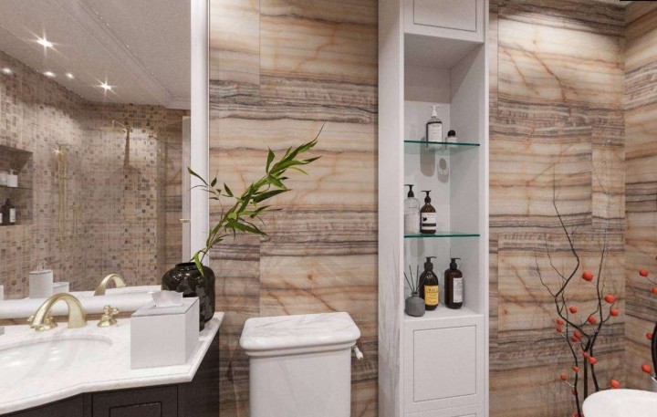 Полированный Absolut Gres Керамогранит AB 1038G Quiro Dark gloss 1200х600 — фото 2