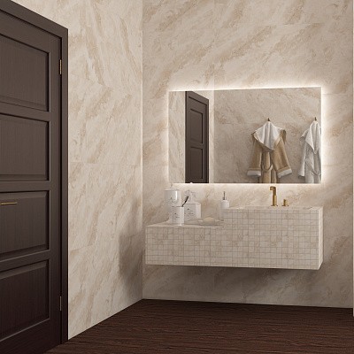 Полированный Absolut Gres Sahara Beige 120 Керамогранит AB 1057G Sahara Beige gloss 1200х600 — фото 2
