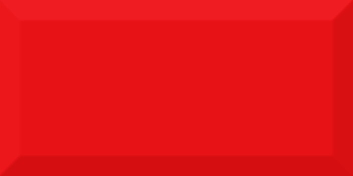 Настенная Monocolor 10х20 Absolut Keramika Monocolor Rojo Biselado Brillo 10x20
