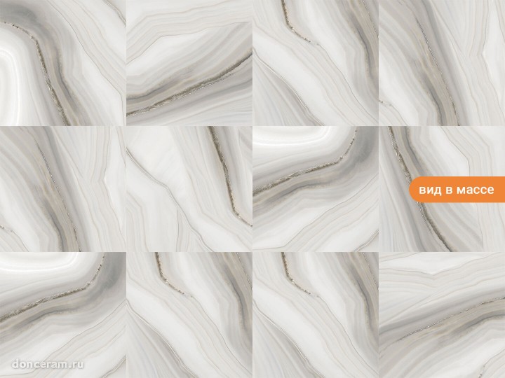 Полированный AGL Tiles Ripa Grey 80x80 — фото 3