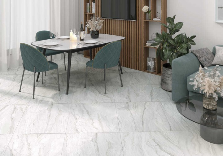 Лаппатированный Керамогранит Alma Ceramica Arcadia 57x57 Серый — фото 2