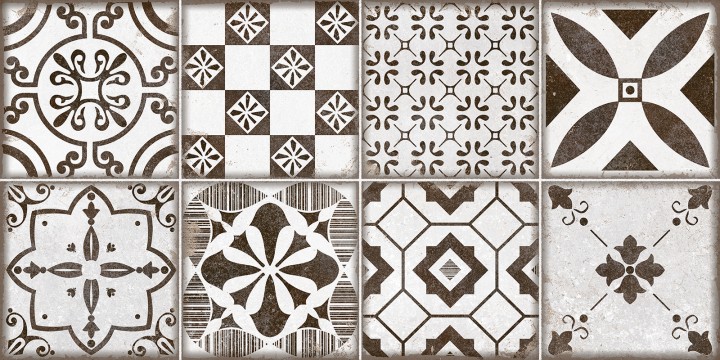 Настенная Alma Ceramica TWU2550BOH17 плитка облицовочная рельефная Boho 24.9х50 — фото 2