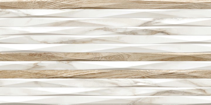 Настенная Alma Ceramica TWU2550EPH14 плитка облицовочная рельефная Euphoria 24.9х50 — фото 2