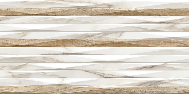 Настенная Alma Ceramica TWU2550EPH14 плитка облицовочная рельефная Euphoria 24.9х50 — фото 3