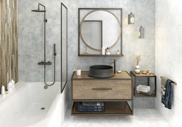 Матовый Керамогранит Alma Ceramica Soul 57x57 Бежевый — фото 2