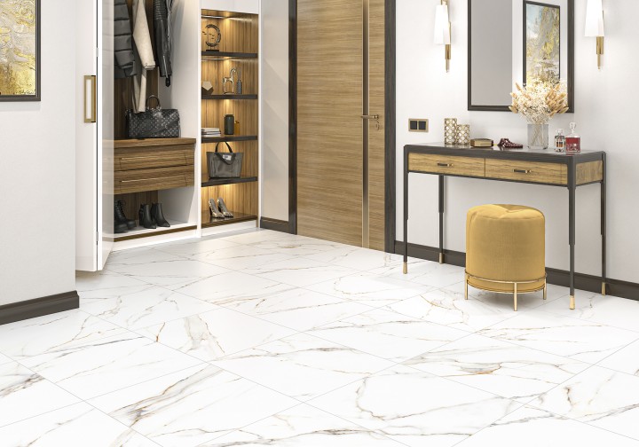Матовый Alma Ceramica Corsica Керамогранит GFA57ECL04R Extra Calacatta 570х570*8.5 — фото 20