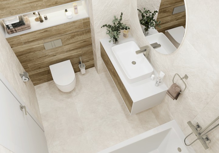 Лаппатированный Alma Ceramica Mars Керамогранит GFA57TSC70R (S) Toscana Sugar 570х570*8.5 — фото 12