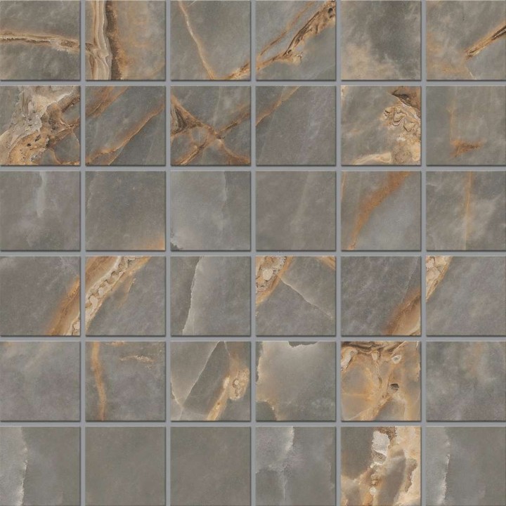 Керамическая Ametis Интенс Мозаика Intense IN01 (5x5) 30x30 непол./полир. — фото 2