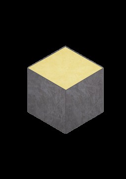 Керамическая Ametis Мозаика Spectrum SR06/SR04 Cube 29x25x10 матовая желтая — фото 2