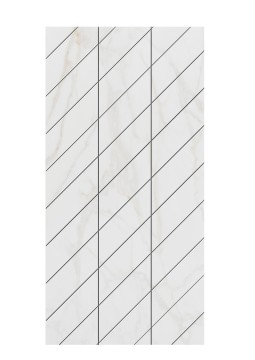Керамическая Ametis Supreme Фальшмозаика SM02 Corner 30x60x10 матовая (правый) бежевая — фото 2