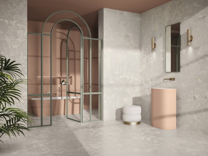 Лаппатированный APE Ceramica Керамогранит Ape A040240 Aurora White Honed Rect 60х120 — фото 11