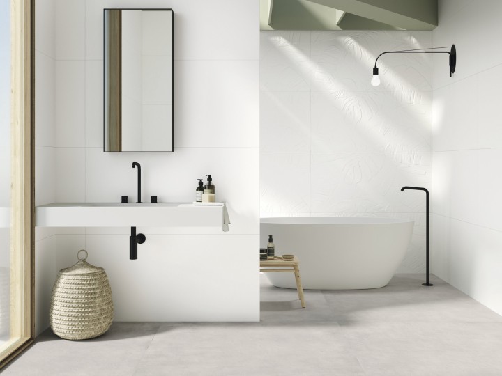 Настенная APE Ceramica Bellagio Плитка Ape A042019 Base Neve Rect 60х120 — фото 13