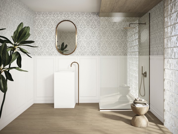 Настенная APE Ceramica Bellagio Плитка Ape A042019 Base Neve Rect 60х120 — фото 25