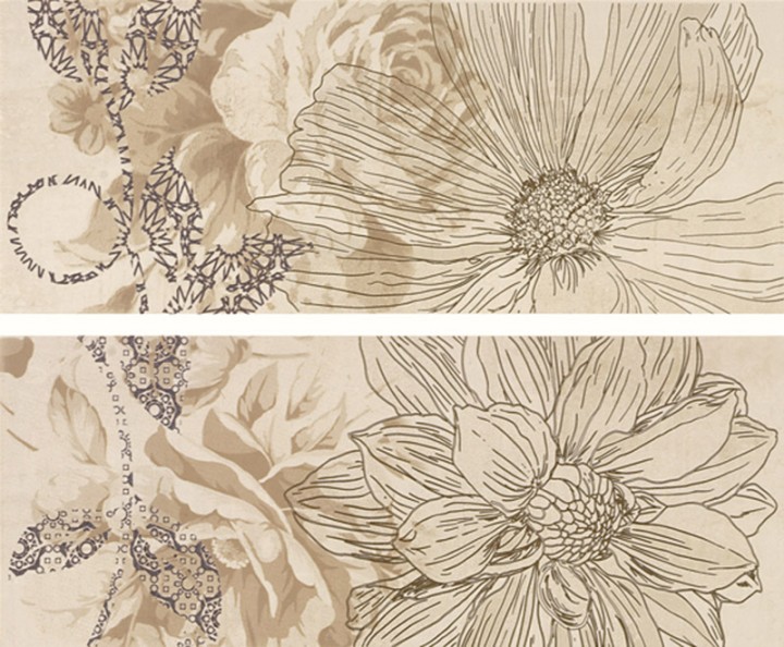 Панно APE Ceramica APE Concorde Kiem Miel 40x50