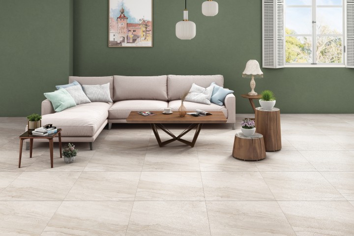 Arcadia Ceramica Керамогранит SG3003-A Desert Crema 60х60 бежевый матовый под мрамор, 4 принта — фото 5