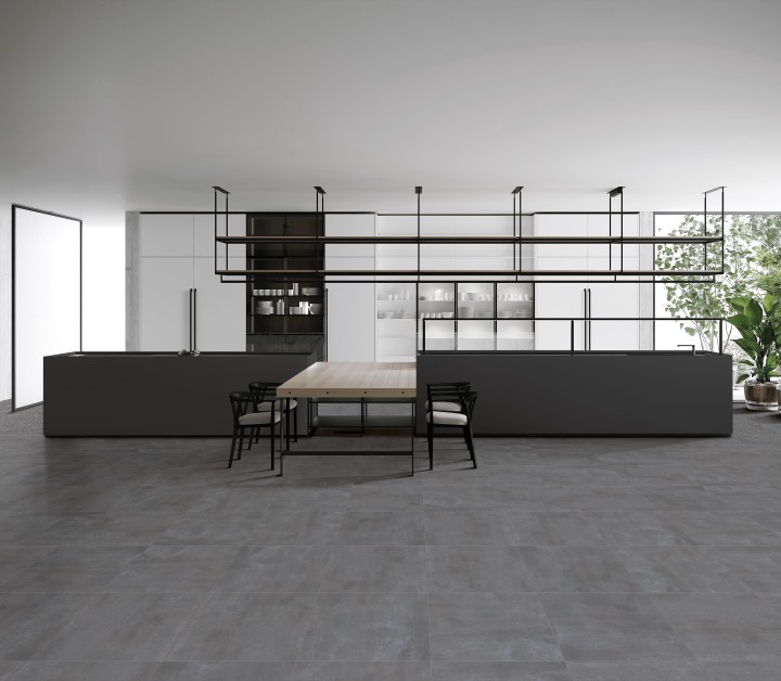 Arcadia Ceramica Керамогранит SG3005-A Elite Dark Grey 60х60 графит матовый под мрамор, 4 принта — фото 7