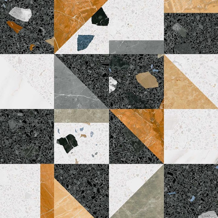 Матовый Arcana Stracciatella Stellato-r Multicolor 80x80