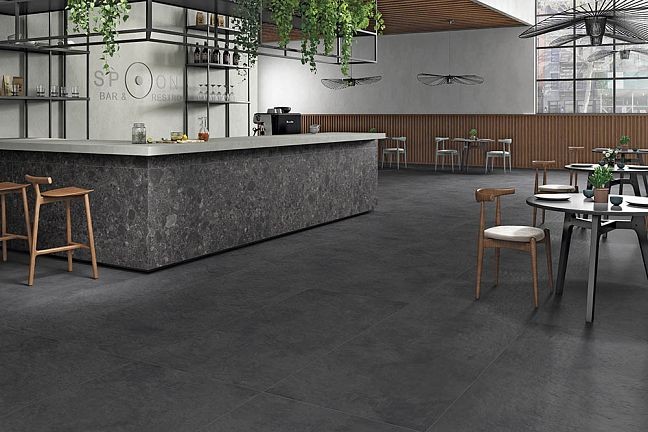 Матовый Art Natura Ceramica Керамогранит Art Natura Moderno Beton Black sand coloured body 60x120 — фото 2