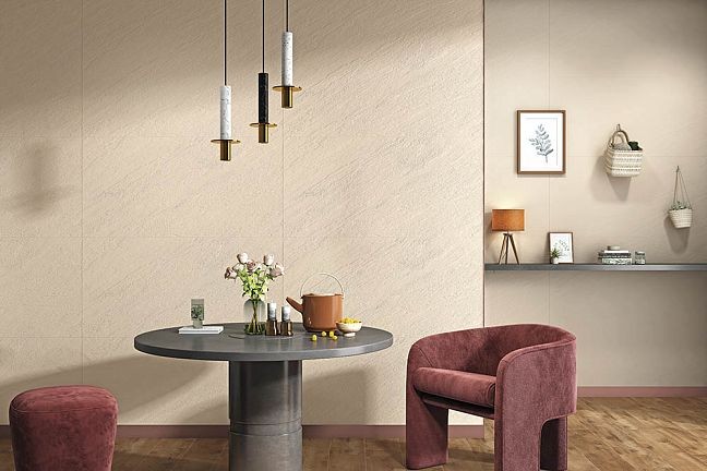 Матовый Art Natura Ceramica Керамогранит Art Natura Slate Crema 60x120 см relief matt — фото 2