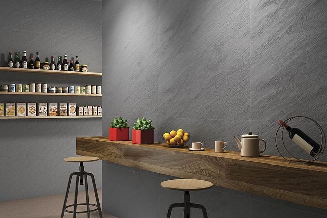 Матовый Art Natura Ceramica Керамогранит Art Natura Slate Grey 60x120 см relief matt — фото 2