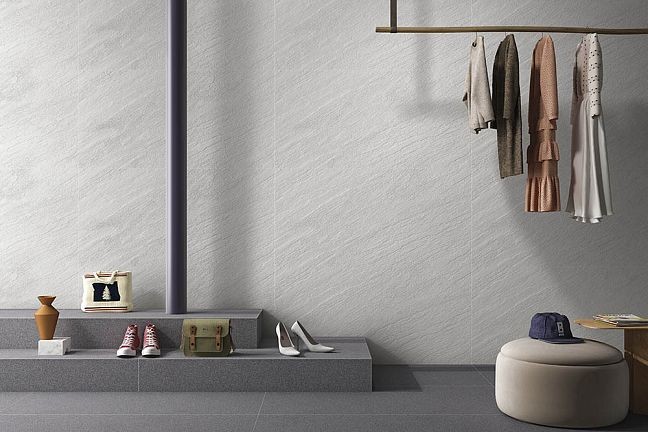 Матовый Art Natura Ceramica Керамогранит Art Natura Slate Silver 60x120 см relief matt — фото 2