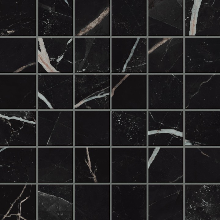 Матовый Atlas Concorde Russia Atlas Concorde Empire Calacatta Black Mosaic 30x30