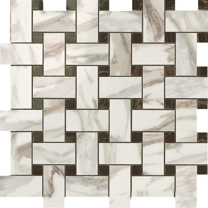 Керамическая Atlas Concorde Russia Atlas Concorde Supernova Marble Calacatta Gold Twist Mosaic 30,5x30,5