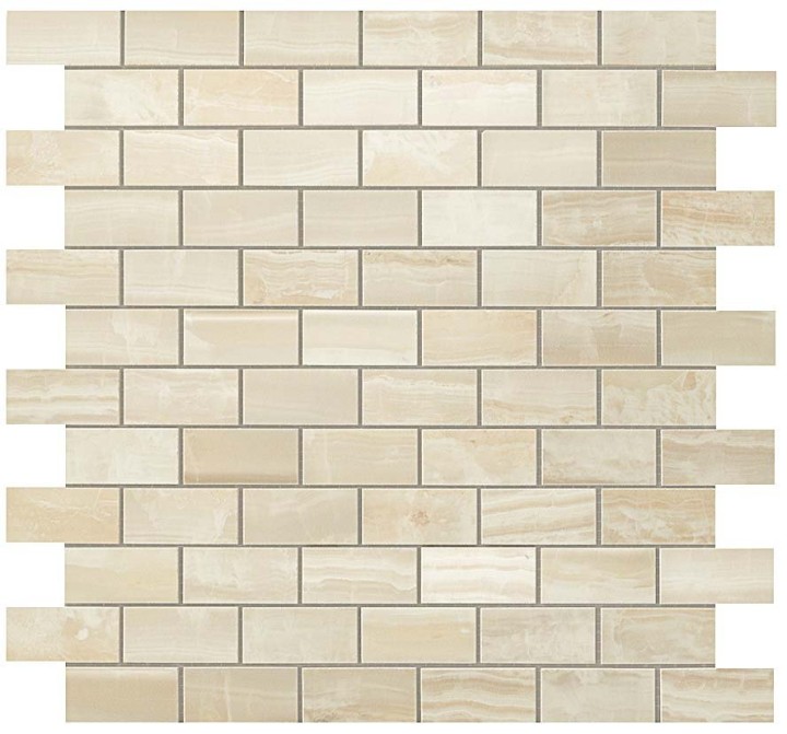 Керамическая Atlas Concorde Russia Atlas Concorde Supernova Onyx Ivory Chiffon Brick Mosaic 30,5x30,5