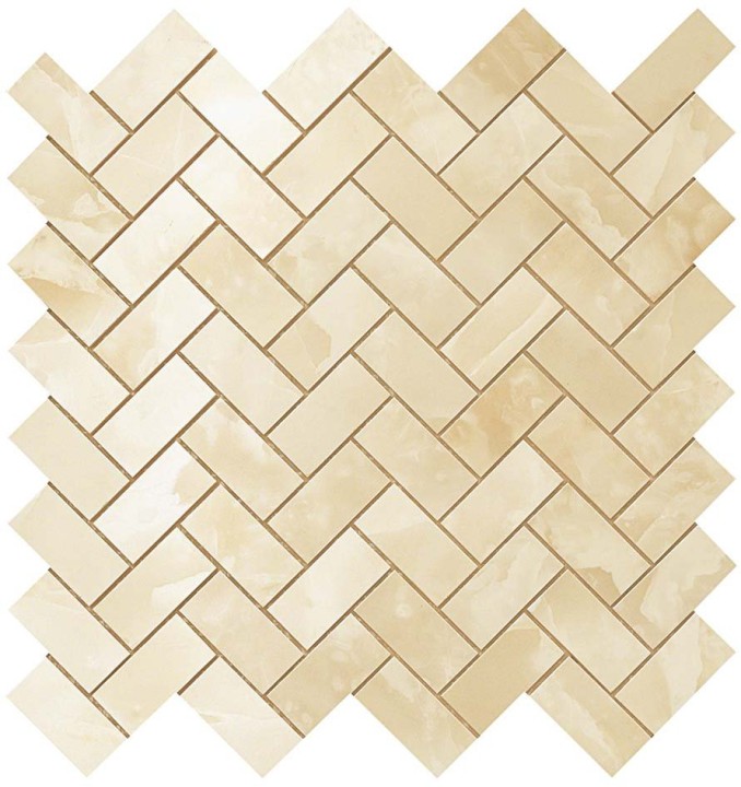 Керамическая Atlas Concorde Russia Atlas Concorde Supernova Onyx Honey Amber Herringbone Mosaic 30,5x30,5