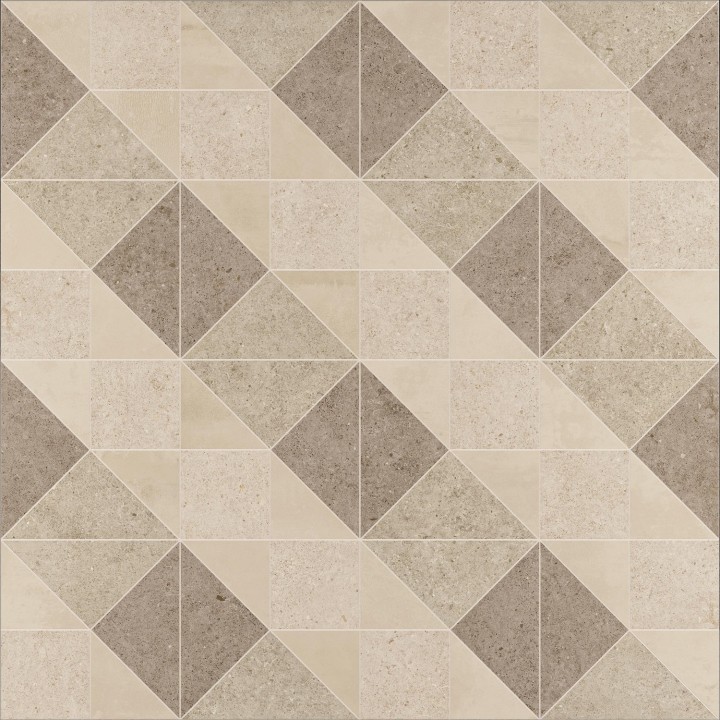 Керамическая Atlas Concorde Boost Stone Mosaico Cube Warm 30x30 — фото 3