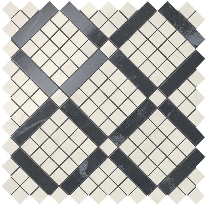 Керамическая Atlas Concorde Marvel Pro Marvel Cremo Mix Diagonal Mosaic 30x30 — фото 2