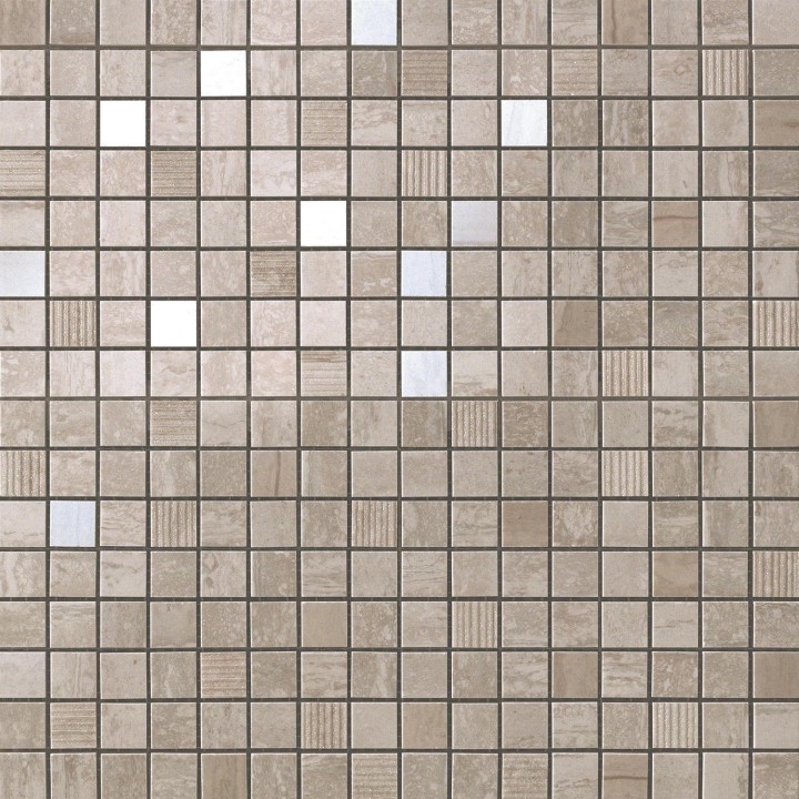 Керамическая Atlas Concorde Marvel Pro Marvel Travertino Silver Mosaic 30x30 — фото 2