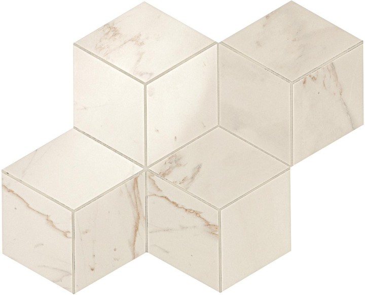 Керамическая Atlas Concorde Marvel Pro Marvel Cremo Delicato Mos. Esagono Lapp. 30x35 — фото 2