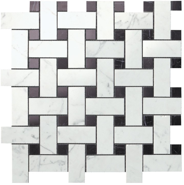 Керамическая Atlas Concorde Marvel Stone Marvel Basketweave Cold Lapp. 30x35 — фото 2