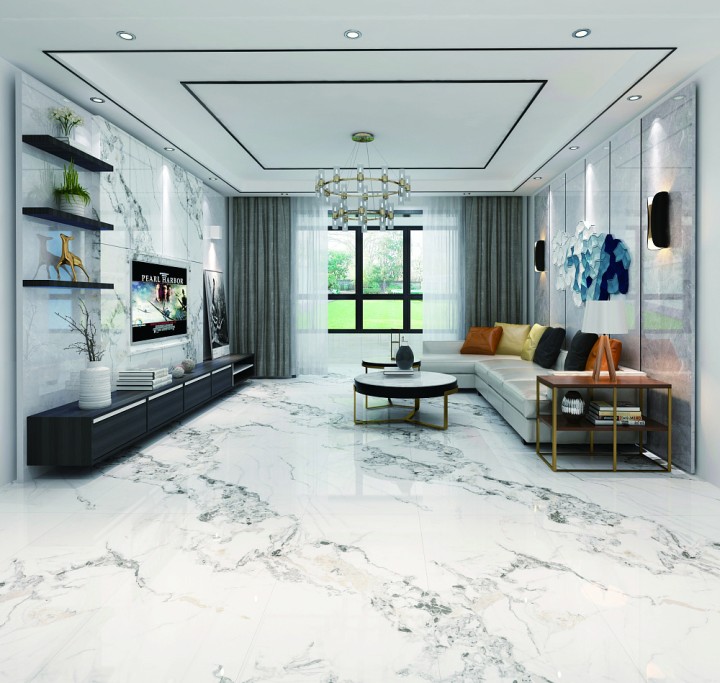 Полированный Basconi Home Керамогранит BHW-0035 Bianco Gold Soft Polished 600х1200x10 — фото 11