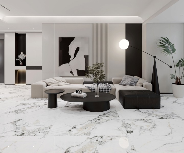 Полированный Basconi Home Керамогранит BHW-0035 Bianco Gold Soft Polished 600х1200x10 — фото 7