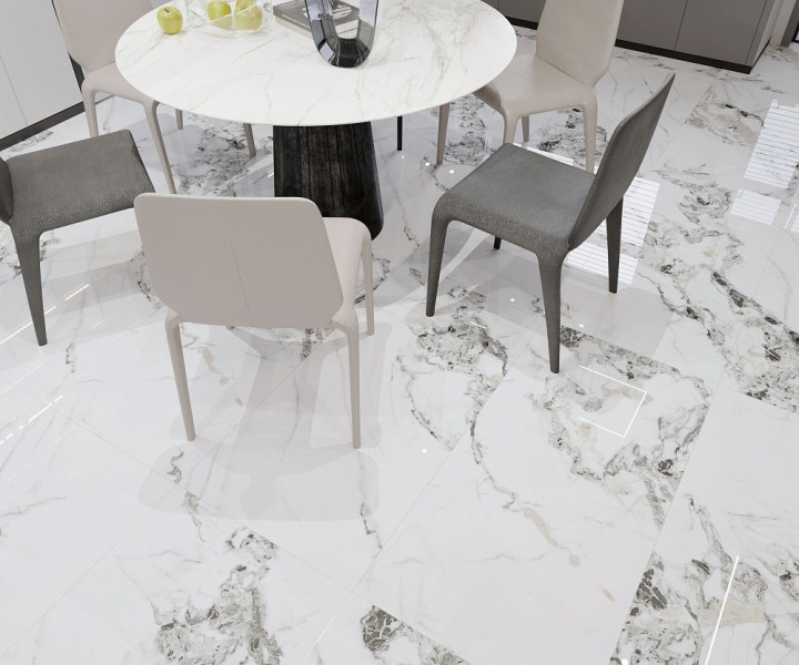 Полированный Basconi Home Керамогранит BHW-0035 Bianco Gold Soft Polished 600х1200x10 — фото 9