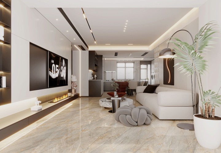 Полированный Basconi Home Керамогранит BHW-0044 Brown Marble Polished 600х1200x8 — фото 4