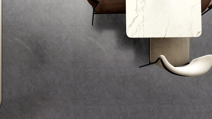 Лаппатированный Basconi Home Керамогранит BHW-0024 Cateye Dark Grey Grains Soft-Polished Mould 600х1200x10 — фото 9