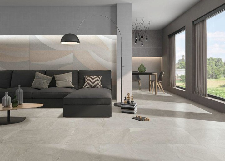 Лаппатированный Basconi Home Керамогранит BHW-0011 Cement Talk Grains Semi-Polished Mould 600х1200x10 — фото 8