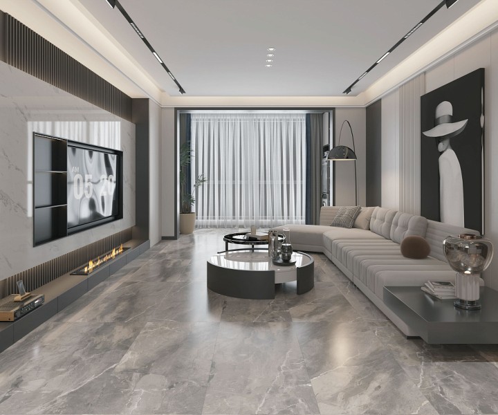 Лаппатированный Basconi Home Керамогранит BHW-0008 Cinerite Grains Soft-Polished 600х1200x10 — фото 8
