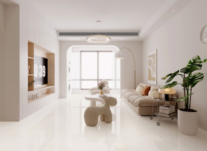 Полированный Basconi Home Керамогранит BHW-0019 Crema Marfil Polished (Sinking Ink) 600х1200x8 — фото 4