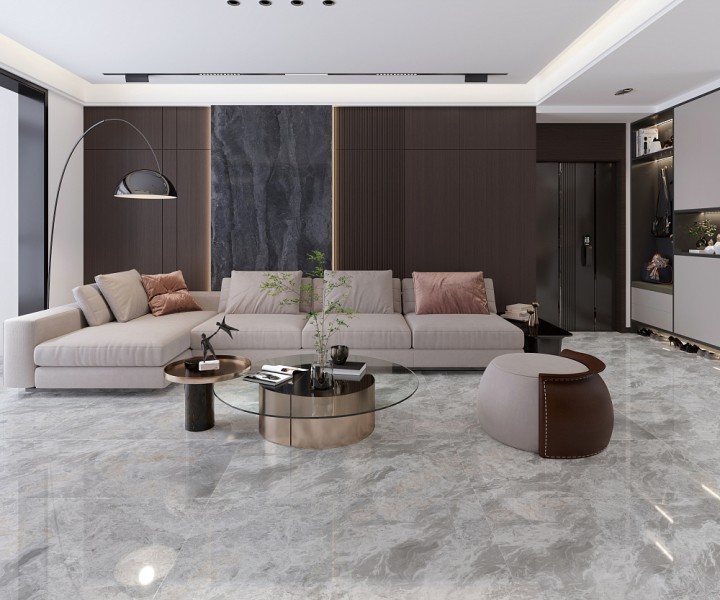 Полированный Basconi Home Керамогранит BHW-0034 Grey Soul Soft Polished (Gold) 600х1200x8 — фото 6