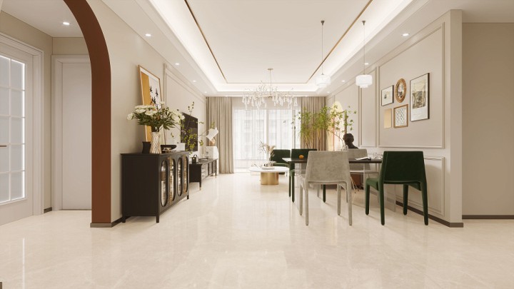 Полированный Basconi Home Керамогранит BHW-0025 Marfil Beige Polished (Sinking Ink) 600х1200x8 — фото 6