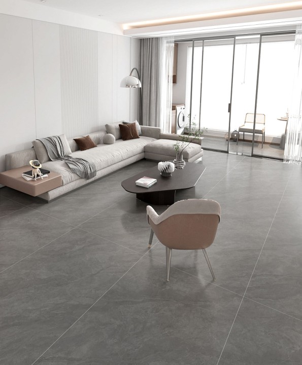Лаппатированный Basconi Home Керамогранит BHW-0020 Petra Dark Grains Soft-Polished Mould 600х1200x10 — фото 9