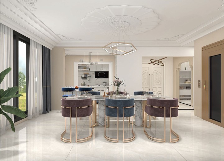 Полированный Basconi Home Керамогранит BHW-0018 Precious Stone Polished (Sinking Ink) 600х1200x8 — фото 5