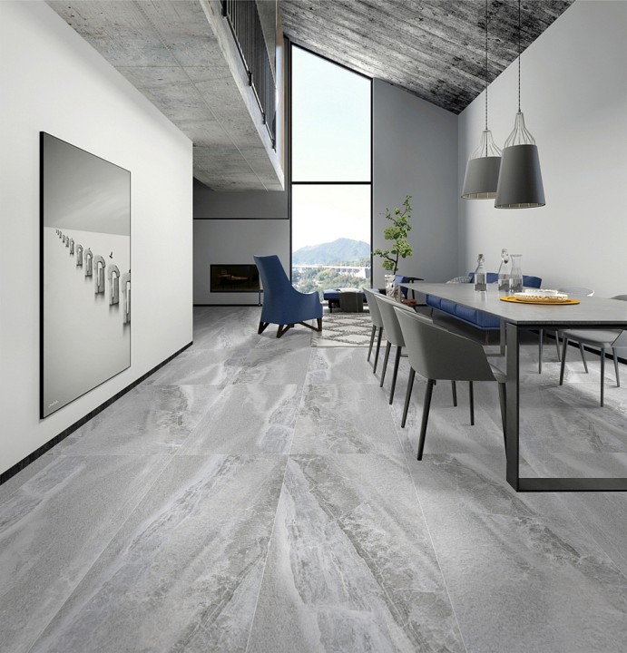Лаппатированный Basconi Home Керамогранит BHW-0007 Slate Grey Grains Semi-Polished 600х1200x10 — фото 8