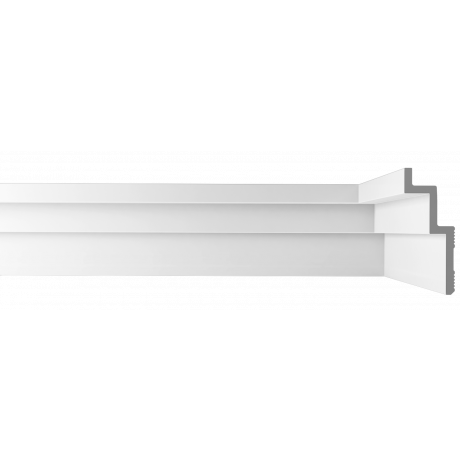 Плинтусы потолочные Bello Deco Карнизы потолочные Карниз потолочный К13 Н 100-40 4x200 — фото 2